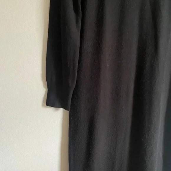 French Connection Black Maxi Sweater Dress - Picture 6 of 15